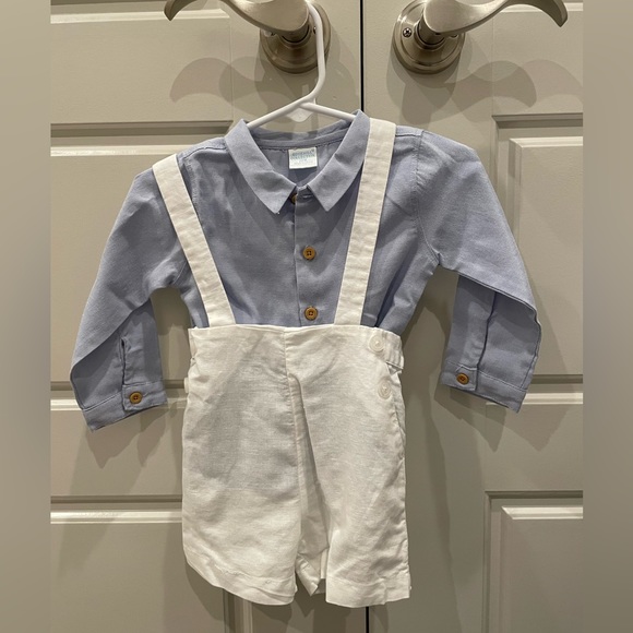 Shortall With Button Down Set - Picture 1 of 5